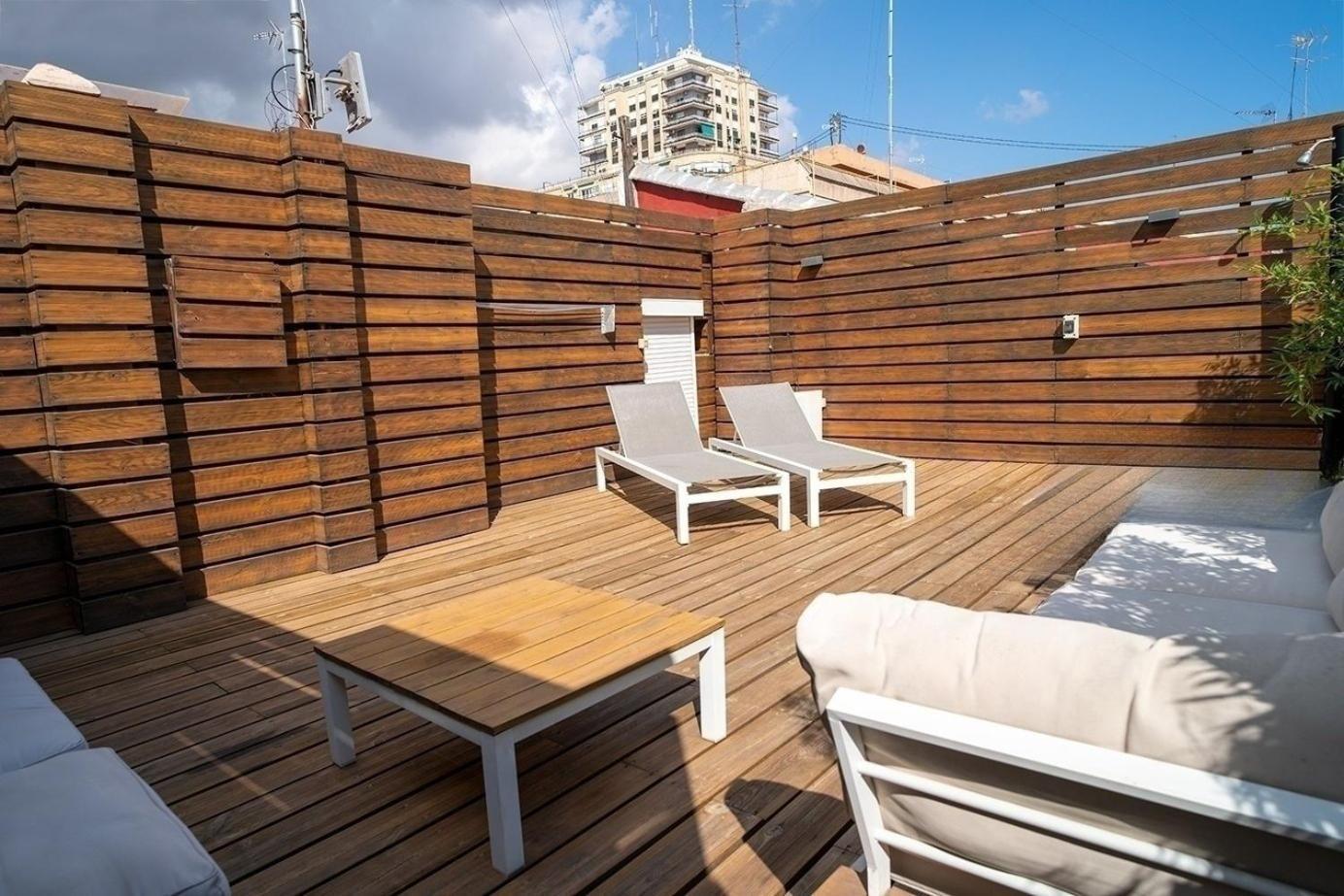 Atico Con Terraza Y Jacuzzi En El Centro Apartman Valencia Szoba fotó